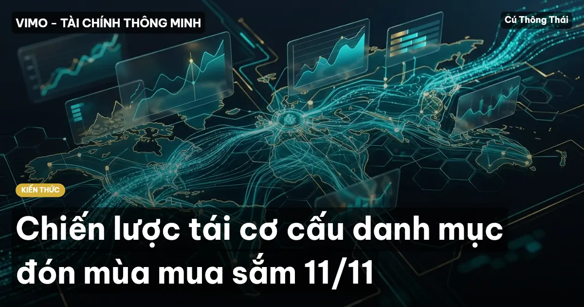 Chiến lược tái cơ cấu danh mục đón mùa mua sắm 11/11