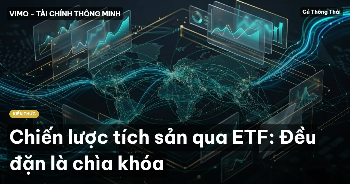 Chiến lược tích sản qua ETF: Đều đặn là chìa khóa