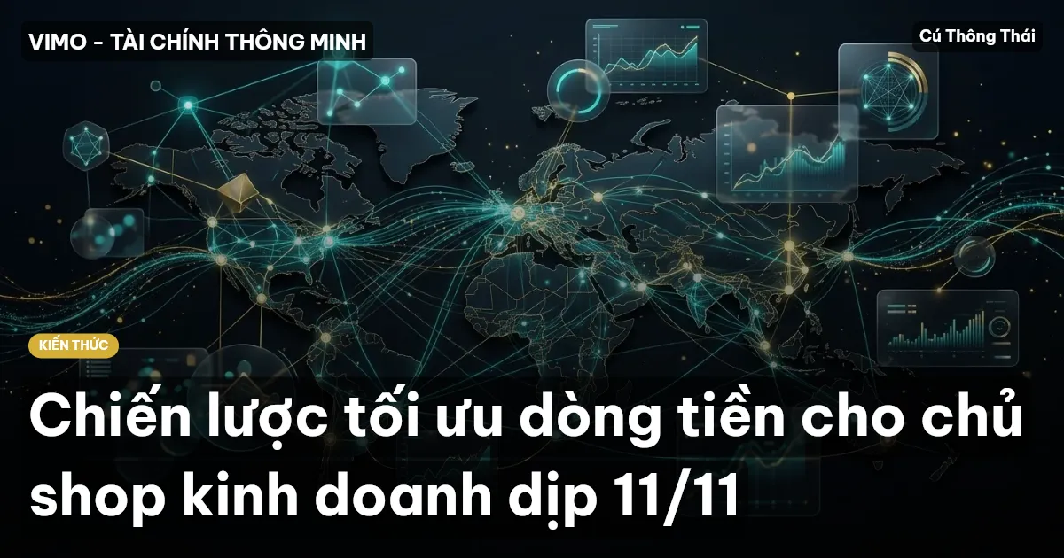 Chiến lược tối ưu dòng tiền cho chủ shop kinh doanh dịp 11/11
