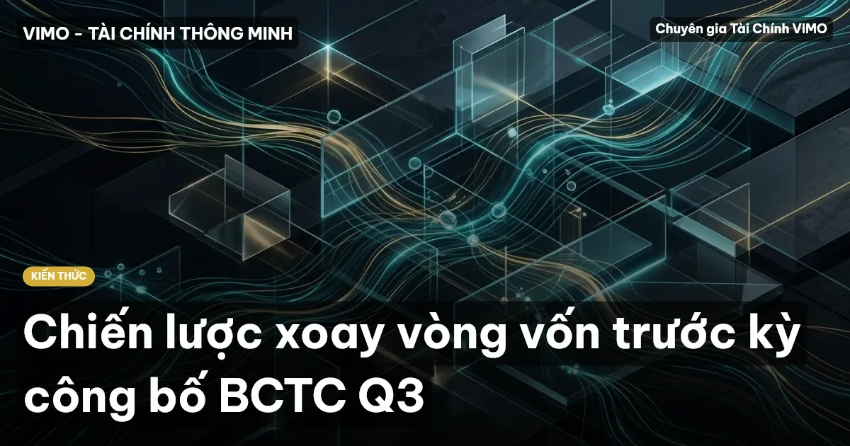 Chiến lược xoay vòng vốn trước kỳ công bố BCTC Q3