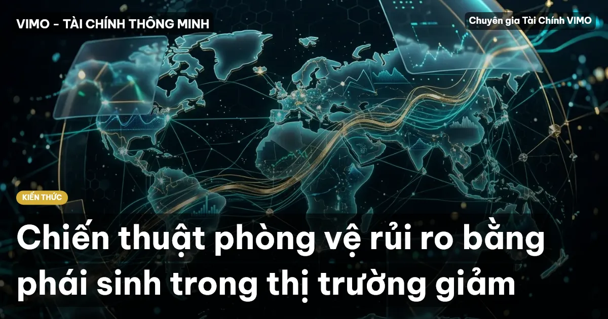 Chiến thuật phòng vệ rủi ro bằng phái sinh trong thị trường giảm
