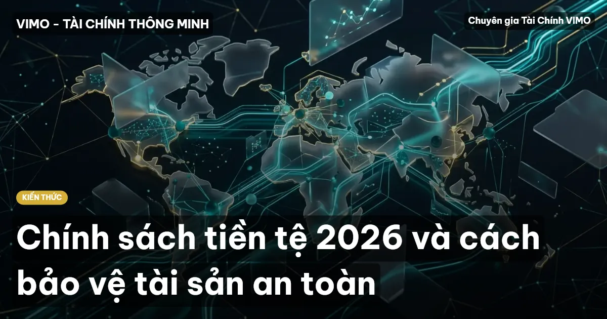 Chính sách tiền tệ 2026 và cách bảo vệ tài sản an toàn