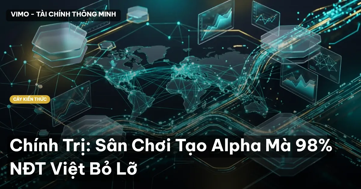 Chính Trị: Sân Chơi Tạo Alpha Mà 98% NĐT Việt Bỏ Lỡ