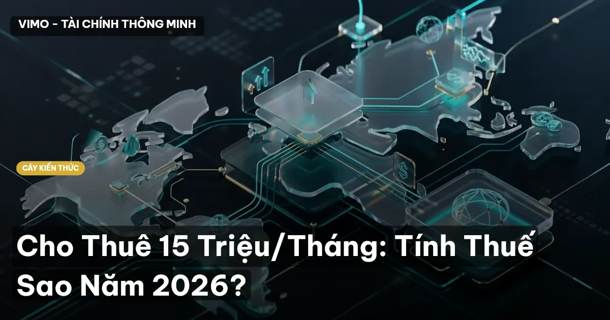 Cho Thuê 15 Triệu/Tháng: Tính Thuế Sao Năm 2026?