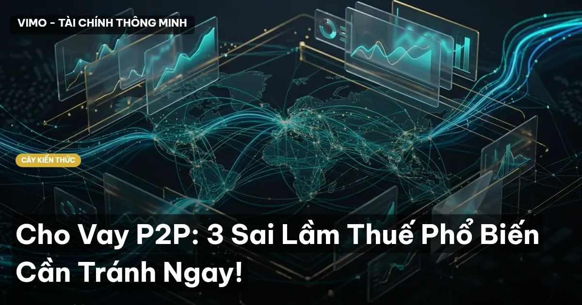 Cho Vay P2P: 3 Sai Lầm Thuế Phổ Biến Cần Tránh Ngay!