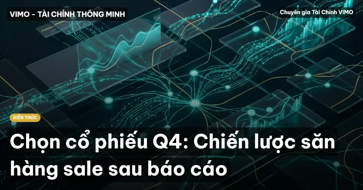 Chọn cổ phiếu Q4: Chiến lược săn hàng sale sau báo cáo
