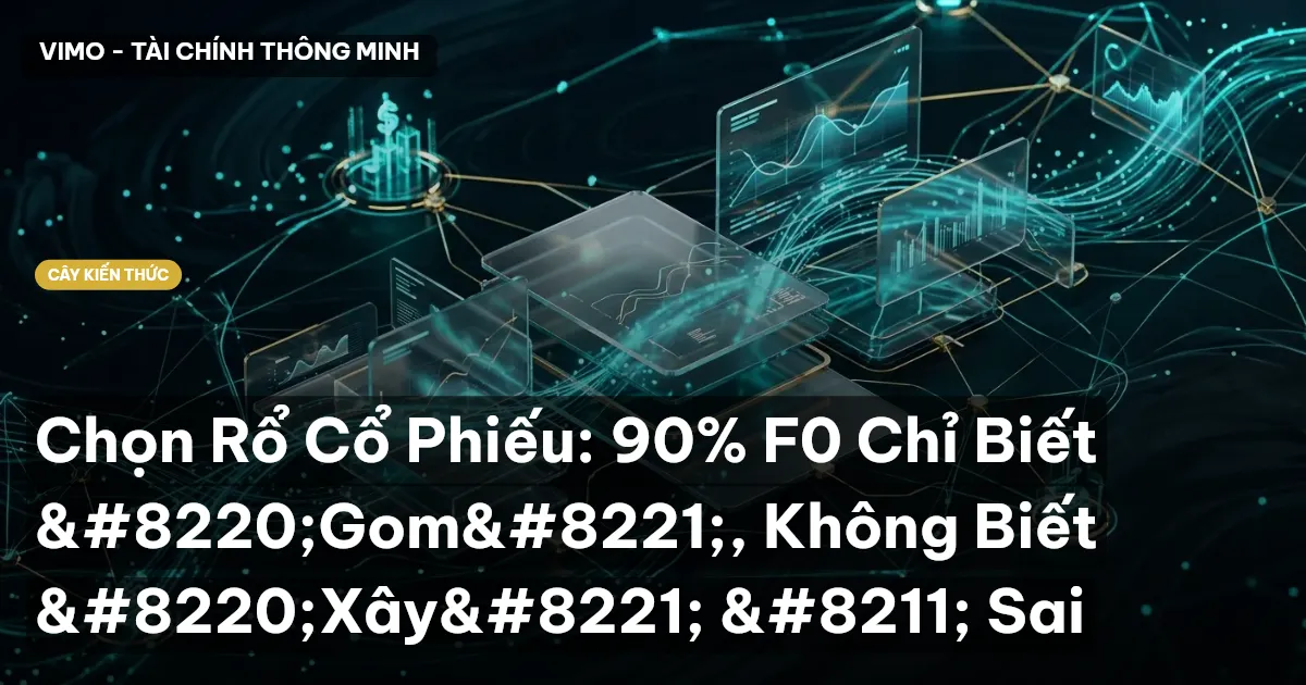Chọn Rổ Cổ Phiếu: 90% F0 Chỉ Biết “Gom”, Không Biết “Xây” – Sai