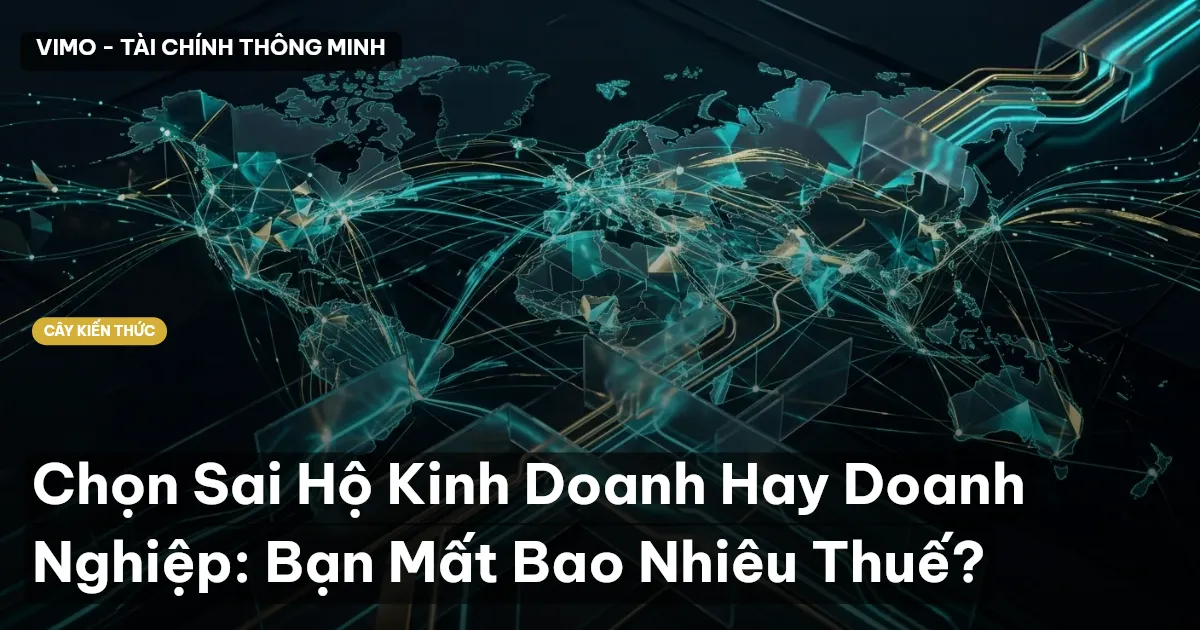Chọn Sai Hộ Kinh Doanh Hay Doanh Nghiệp: Bạn Mất Bao Nhiêu Thuế?