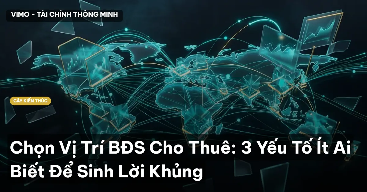 Chọn Vị Trí BĐS Cho Thuê: 3 Yếu Tố Ít Ai Biết Để Sinh Lời Khủng