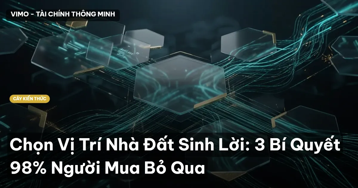 Chọn Vị Trí Nhà Đất Sinh Lời: 3 Bí Quyết 98% Người Mua Bỏ Qua