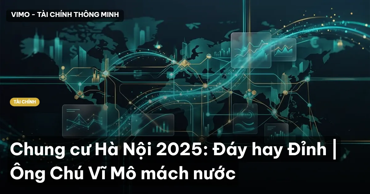 Chung cư Hà Nội 2025: Đáy hay Đỉnh | Ông Chú Vĩ Mô mách nước