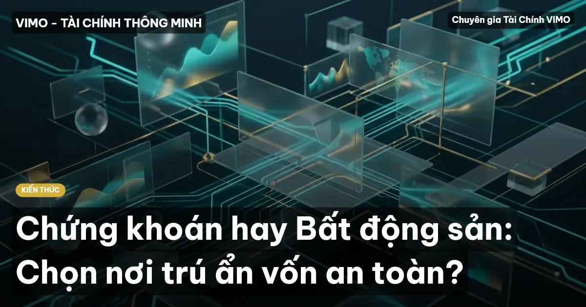 Chứng khoán hay Bất động sản: Chọn nơi trú ẩn vốn an toàn?