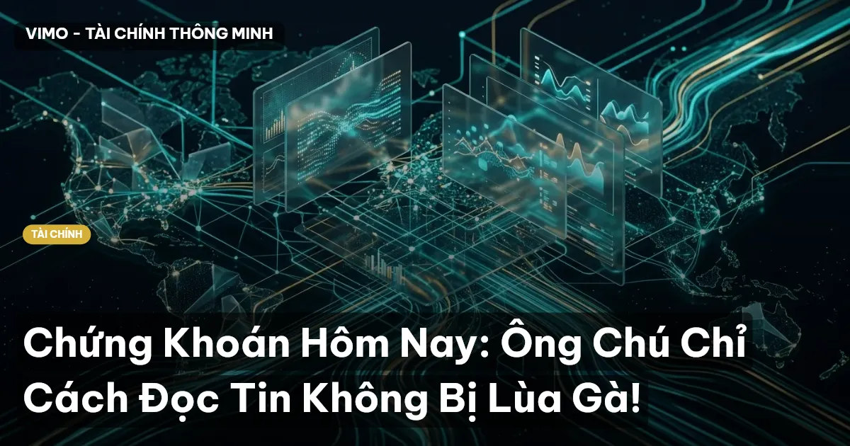 Chứng Khoán Hôm Nay: Ông Chú Chỉ Cách Đọc Tin Không Bị Lùa Gà!