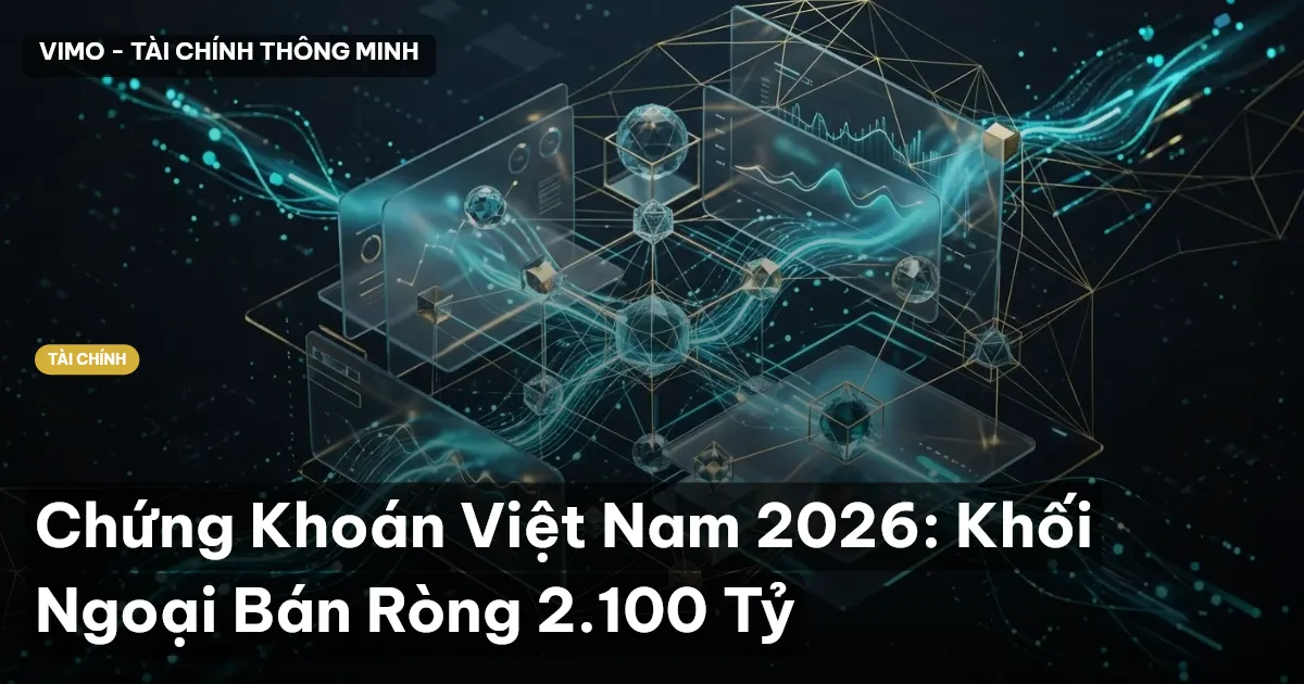 Chứng Khoán Việt Nam 2026: Khối Ngoại Bán Ròng 2.100 Tỷ