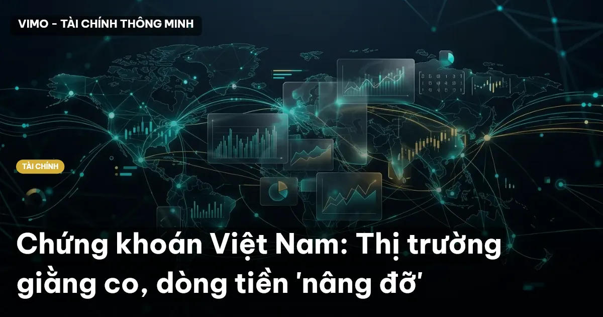 Chứng khoán Việt Nam: Thị trường giằng co, dòng tiền 'nâng đỡ'