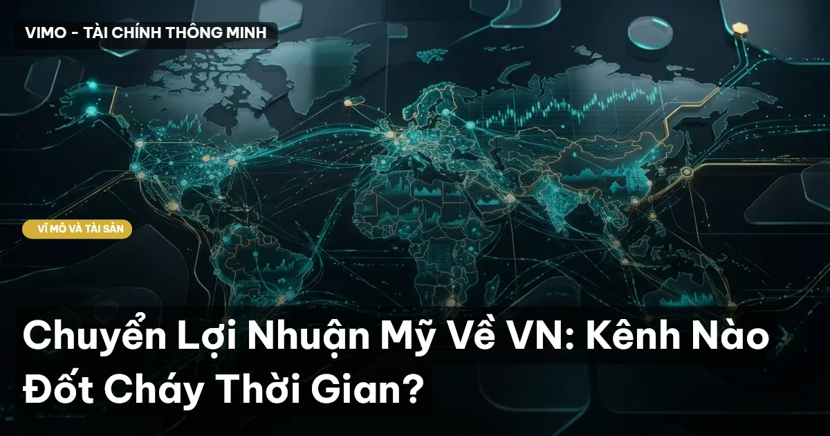 Chuyển Lợi Nhuận Mỹ Về VN: Kênh Nào Đốt Cháy Thời Gian?