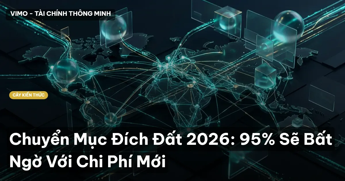 Chuyển Mục Đích Đất 2026: 95% Sẽ Bất Ngờ Với Chi Phí Mới