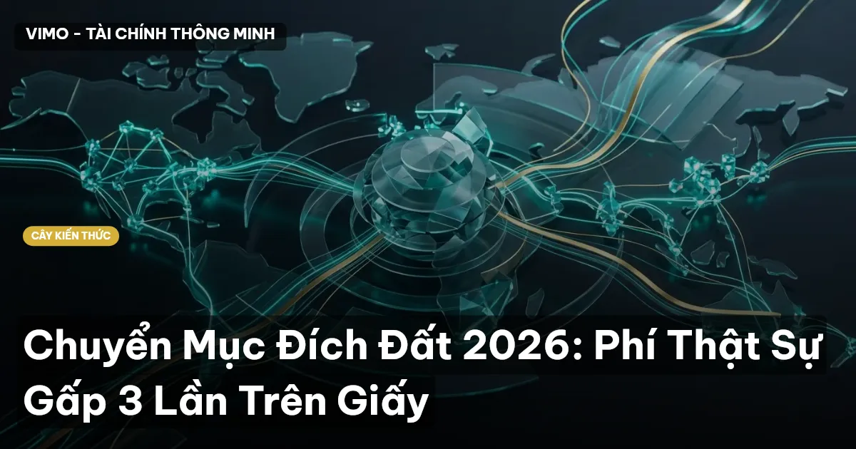 Chuyển Mục Đích Đất 2026: Phí Thật Sự Gấp 3 Lần Trên Giấy