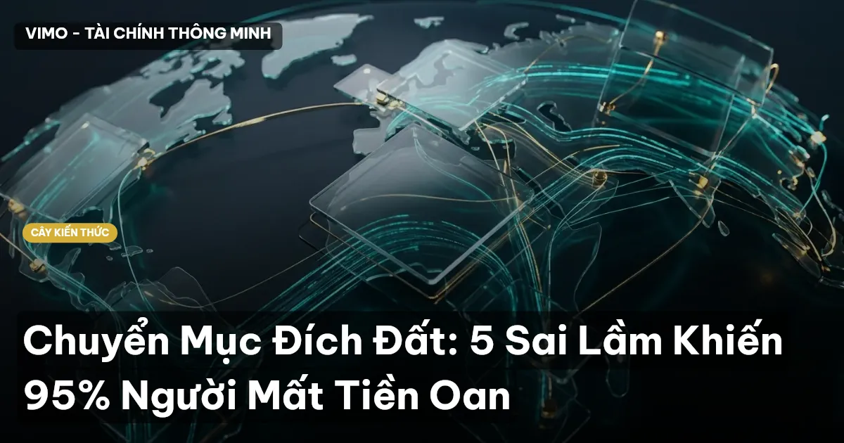 Chuyển Mục Đích Đất: 5 Sai Lầm Khiến 95% Người Mất Tiền Oan