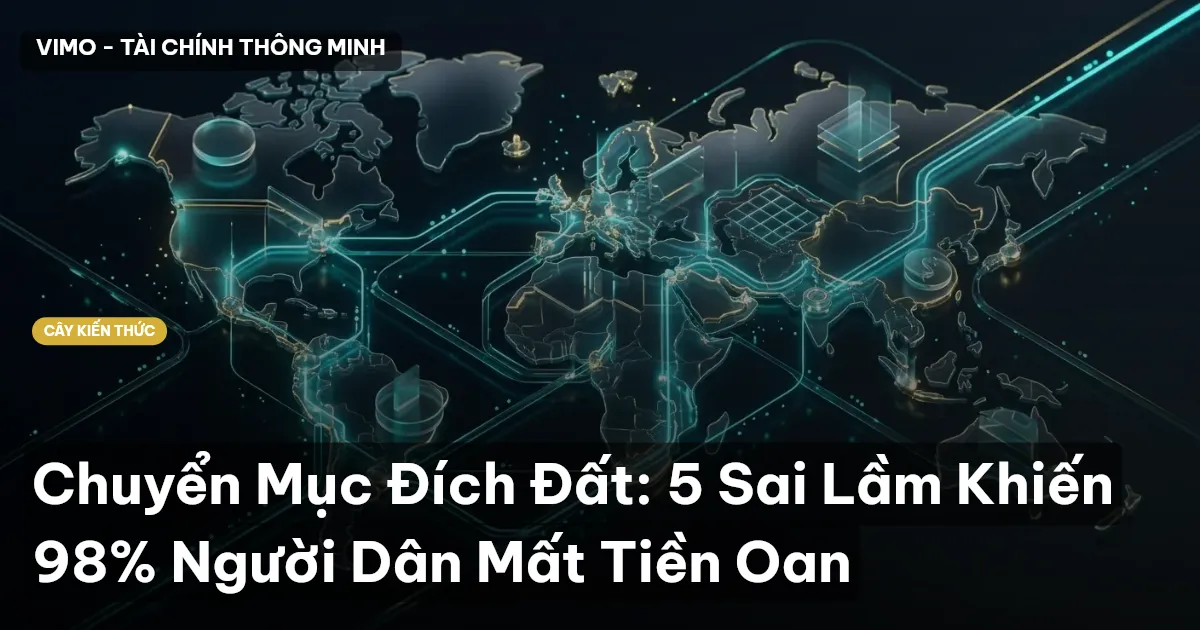 Chuyển Mục Đích Đất: 5 Sai Lầm Khiến 98% Người Dân Mất Tiền Oan