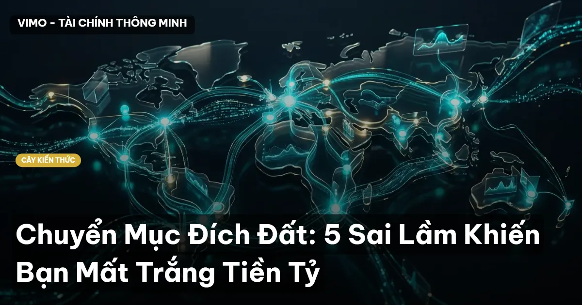 Chuyển Mục Đích Đất: 5 Sai Lầm Khiến Bạn Mất Trắng Tiền Tỷ