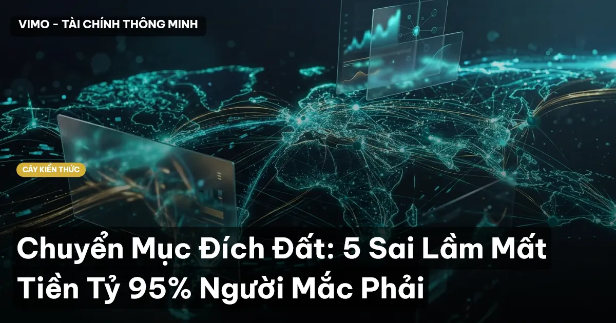 Chuyển Mục Đích Đất: 5 Sai Lầm Mất Tiền Tỷ 95% Người Mắc Phải