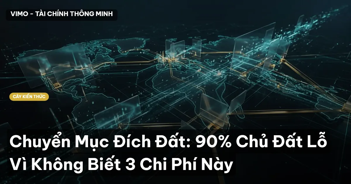 Chuyển Mục Đích Đất: 90% Chủ Đất Lỗ Vì Không Biết 3 Chi Phí Này