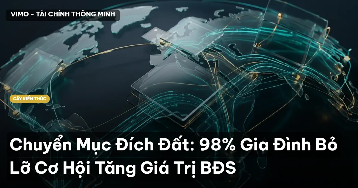 Chuyển Mục Đích Đất: 98% Gia Đình Bỏ Lỡ Cơ Hội Tăng Giá Trị BĐS