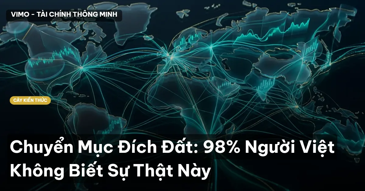 Chuyển Mục Đích Đất: 98% Người Việt Không Biết Sự Thật Này