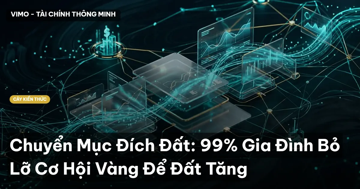 Chuyển Mục Đích Đất: 99% Gia Đình Bỏ Lỡ Cơ Hội Vàng Để Đất Tăng