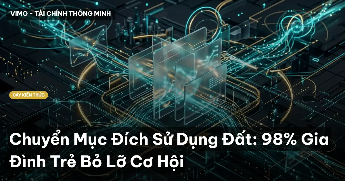 Chuyển Mục Đích Sử Dụng Đất: 98% Gia Đình Trẻ Bỏ Lỡ Cơ Hội
