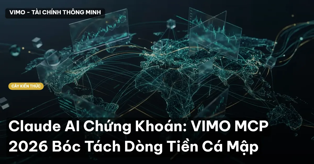 Claude AI Chứng Khoán: VIMO MCP 2026 Bóc Tách Dòng Tiền Cá Mập