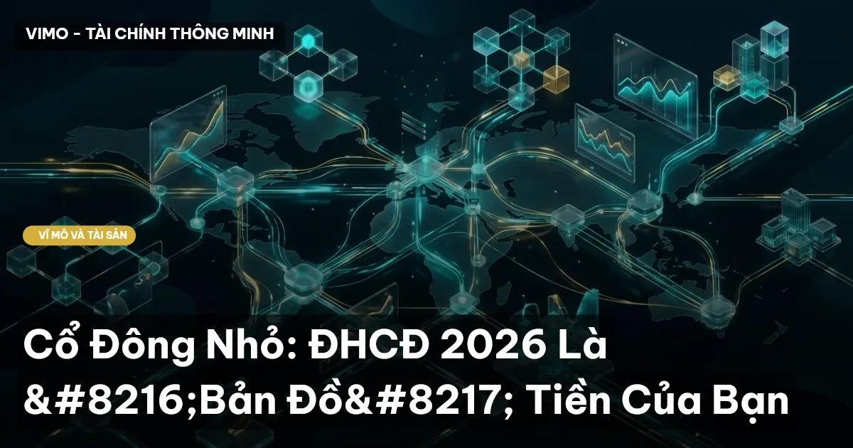 Cổ Đông Nhỏ: ĐHCĐ 2026 Là ‘Bản Đồ’ Tiền Của Bạn