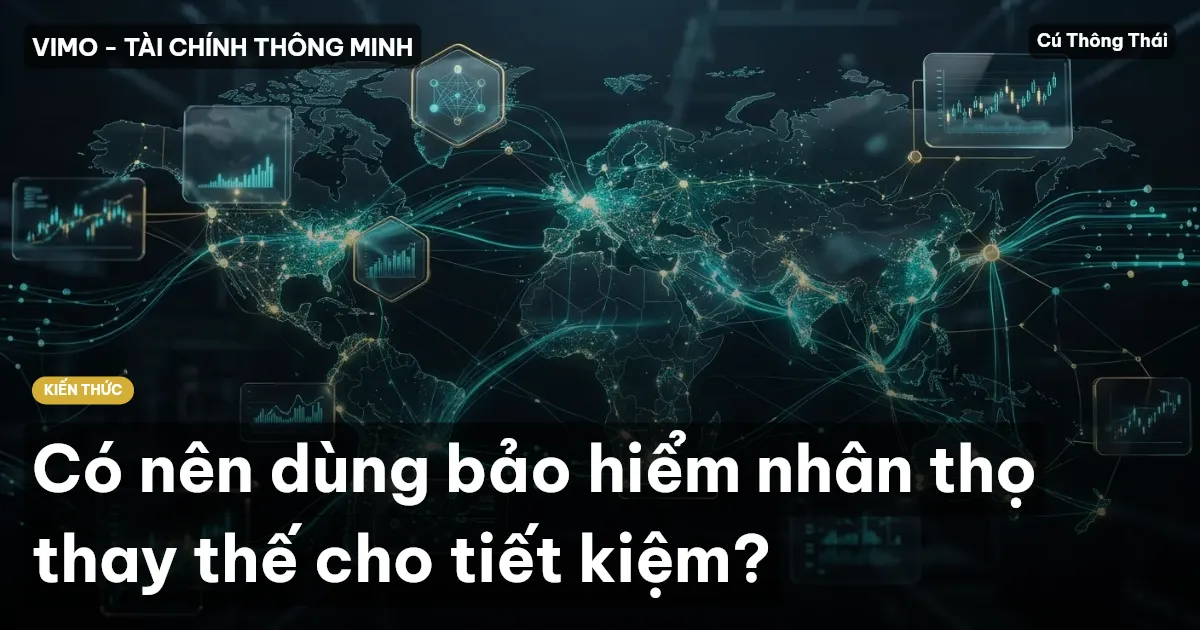 Có nên dùng bảo hiểm nhân thọ thay thế cho tiết kiệm?