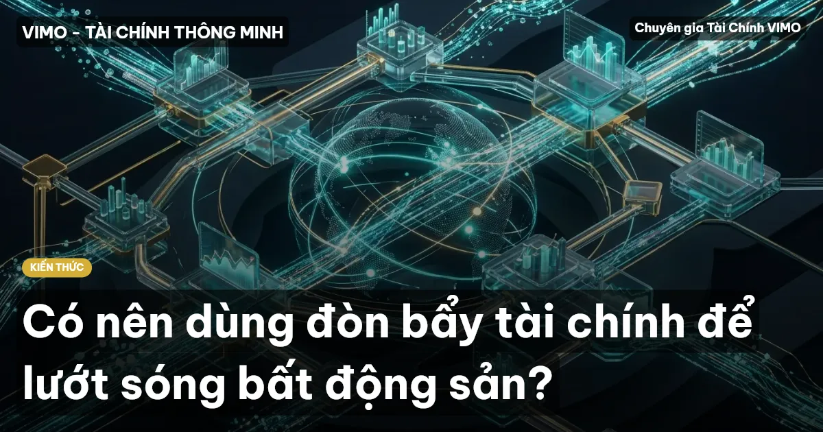 Có nên dùng đòn bẩy tài chính để lướt sóng bất động sản?