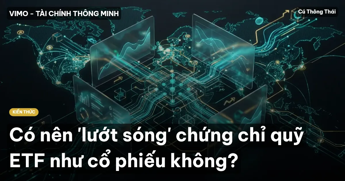 Có nên 'lướt sóng' chứng chỉ quỹ ETF như cổ phiếu không?
