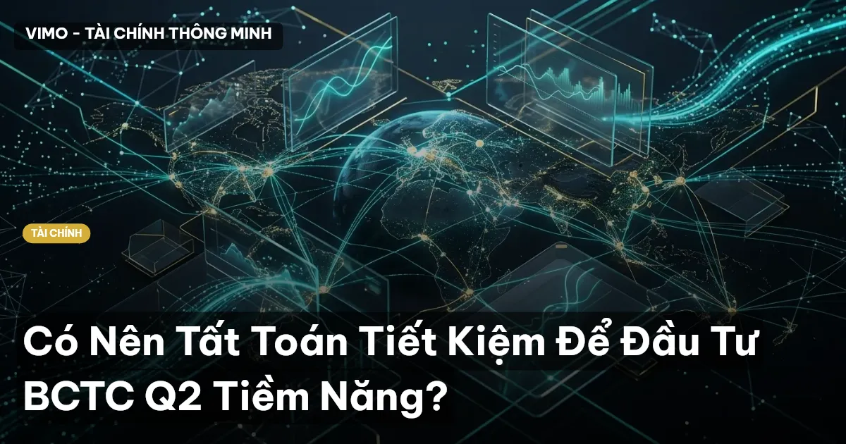 Có Nên Tất Toán Tiết Kiệm Để Đầu Tư BCTC Q2 Tiềm Năng?