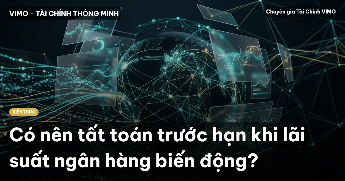 Có nên tất toán trước hạn khi lãi suất ngân hàng biến động?