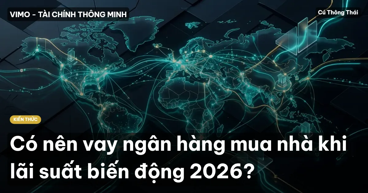 Có nên vay ngân hàng mua nhà khi lãi suất biến động 2026?