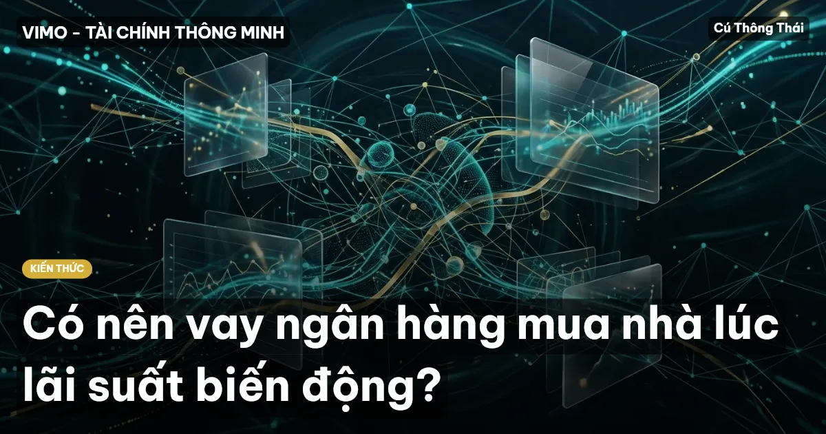Có nên vay ngân hàng mua nhà lúc lãi suất biến động?