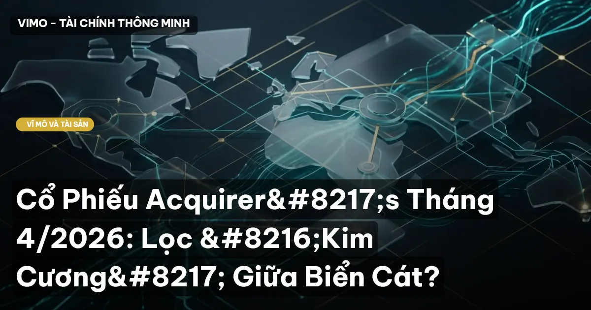 Cổ Phiếu Acquirer's Tháng 4/2026: Lọc 'Kim Cương' Giữa Biển Cát?