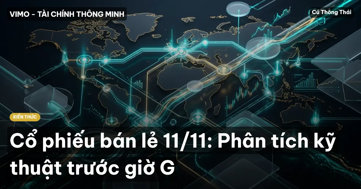 Cổ phiếu bán lẻ 11/11: Phân tích kỹ thuật trước giờ G