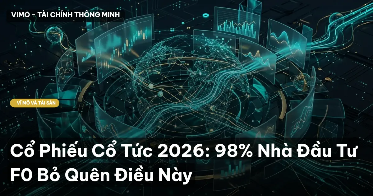 Cổ Phiếu Cổ Tức 2026: 98% Nhà Đầu Tư F0 Bỏ Quên Điều Này
