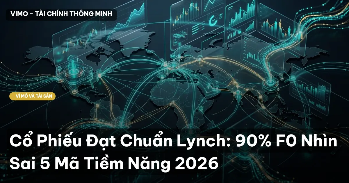 Cổ Phiếu Đạt Chuẩn Lynch: 90% F0 Nhìn Sai 5 Mã Tiềm Năng 2026
