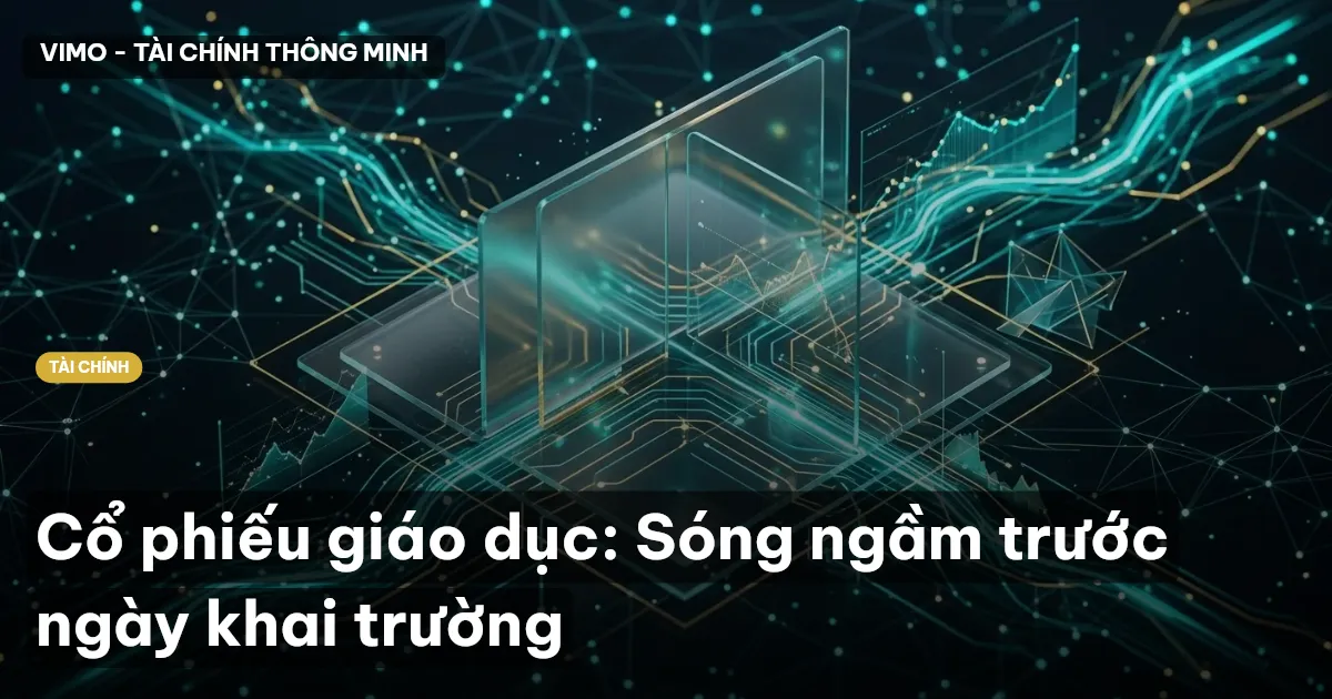Cổ phiếu giáo dục: Sóng ngầm trước ngày khai trường