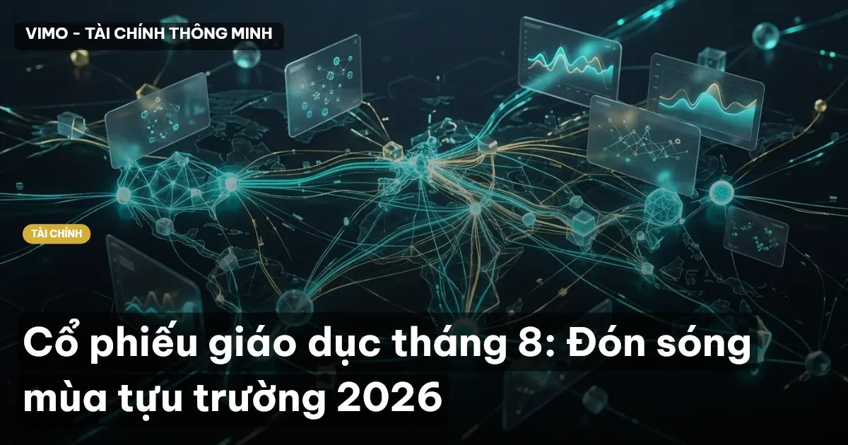 Cổ phiếu giáo dục tháng 8: Đón sóng mùa tựu trường 2026