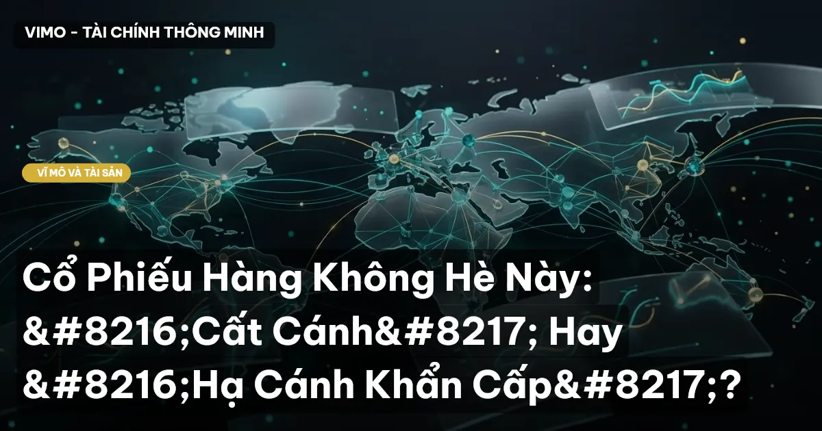 Cổ Phiếu Hàng Không Hè Này: ‘Cất Cánh’ Hay ‘Hạ Cánh Khẩn Cấp’?