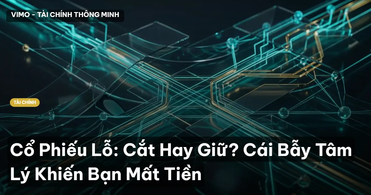 Cổ Phiếu Lỗ: Cắt Hay Giữ? Cái Bẫy Tâm Lý Khiến Bạn Mất Tiền