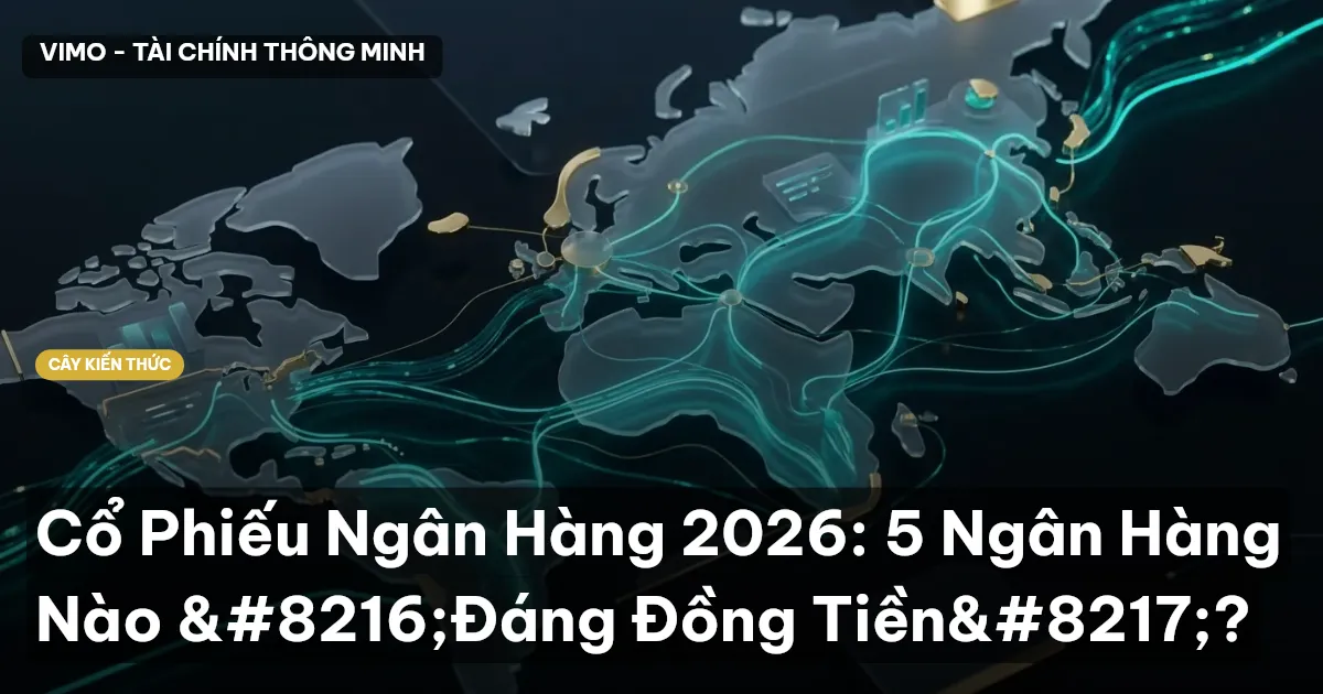 Cổ Phiếu Ngân Hàng 2026: 5 Ngân Hàng Nào ‘Đáng Đồng Tiền’?