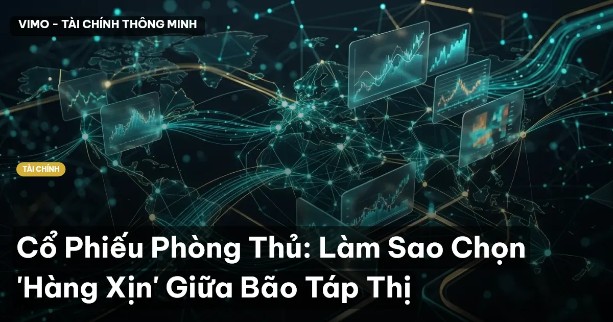 Cổ Phiếu Phòng Thủ: Làm Sao Chọn 'Hàng Xịn' Giữa Bão Táp Thị